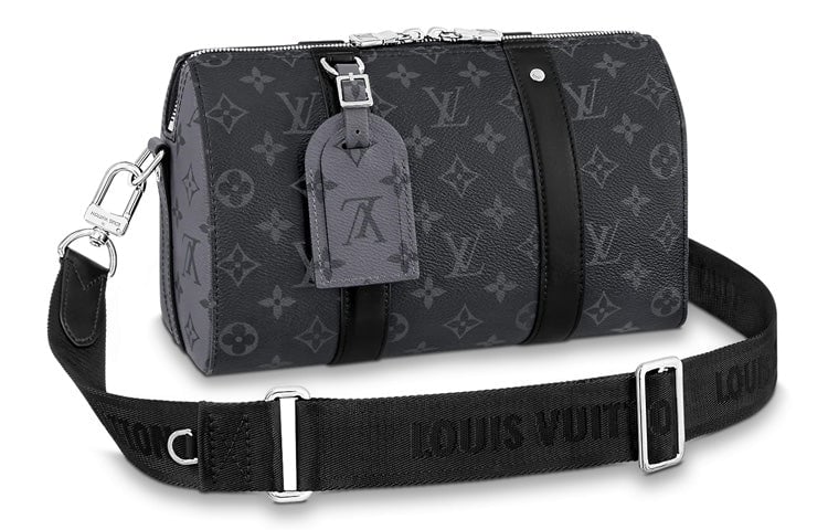 

Сумка мужская Louis Vuitton City Keepall Old Flower на одно плечо, черный