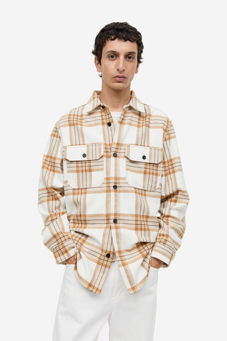 

Габардиновая рубашка-рубашка H&M