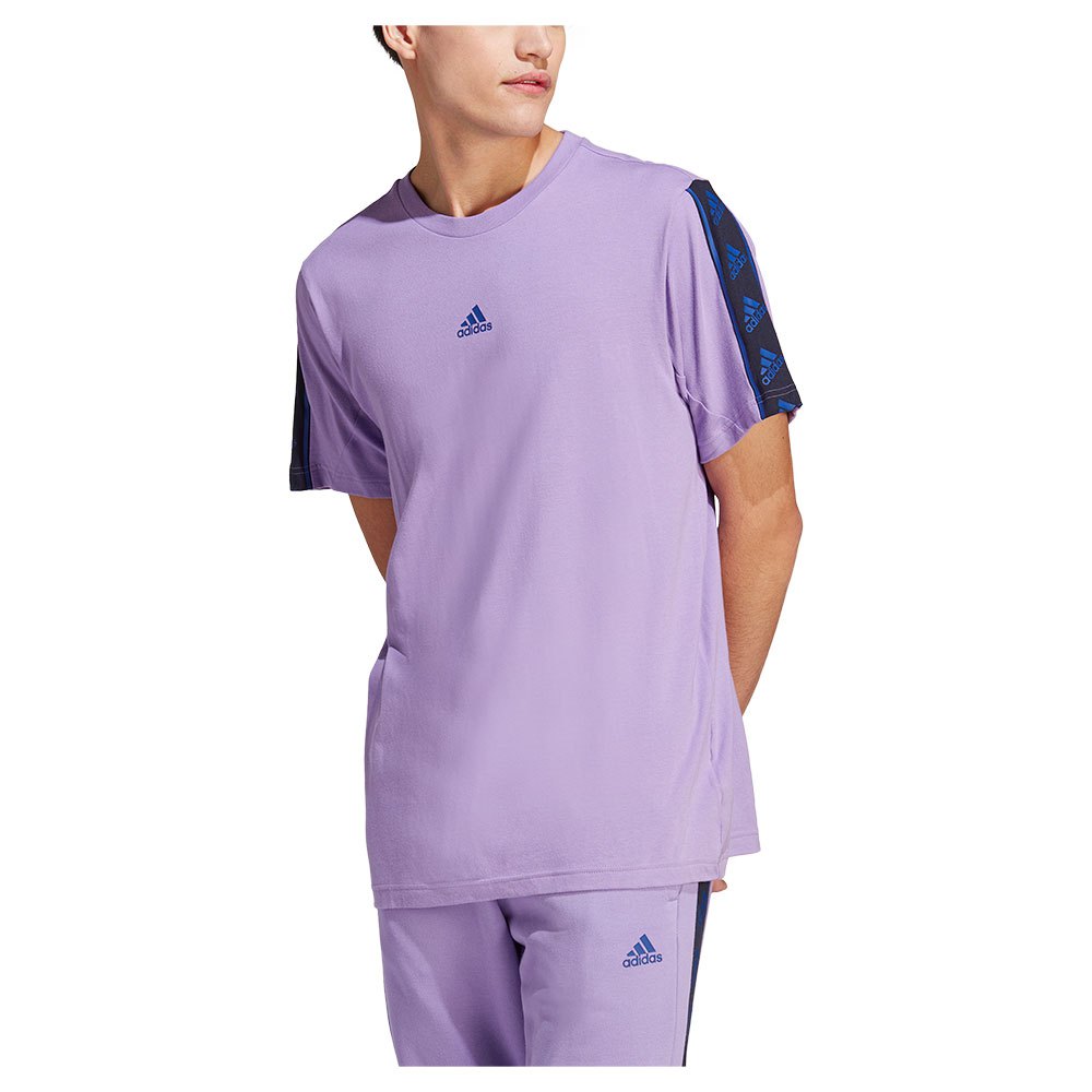 Футболка с коротким рукавом adidas Bl, фиолетовый футболка с коротким рукавом adidas bl col черный