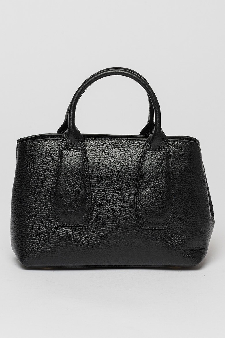 

Кожаная сумка с регулируемым съемным ремнем через плечо Antonia Moretti, черный