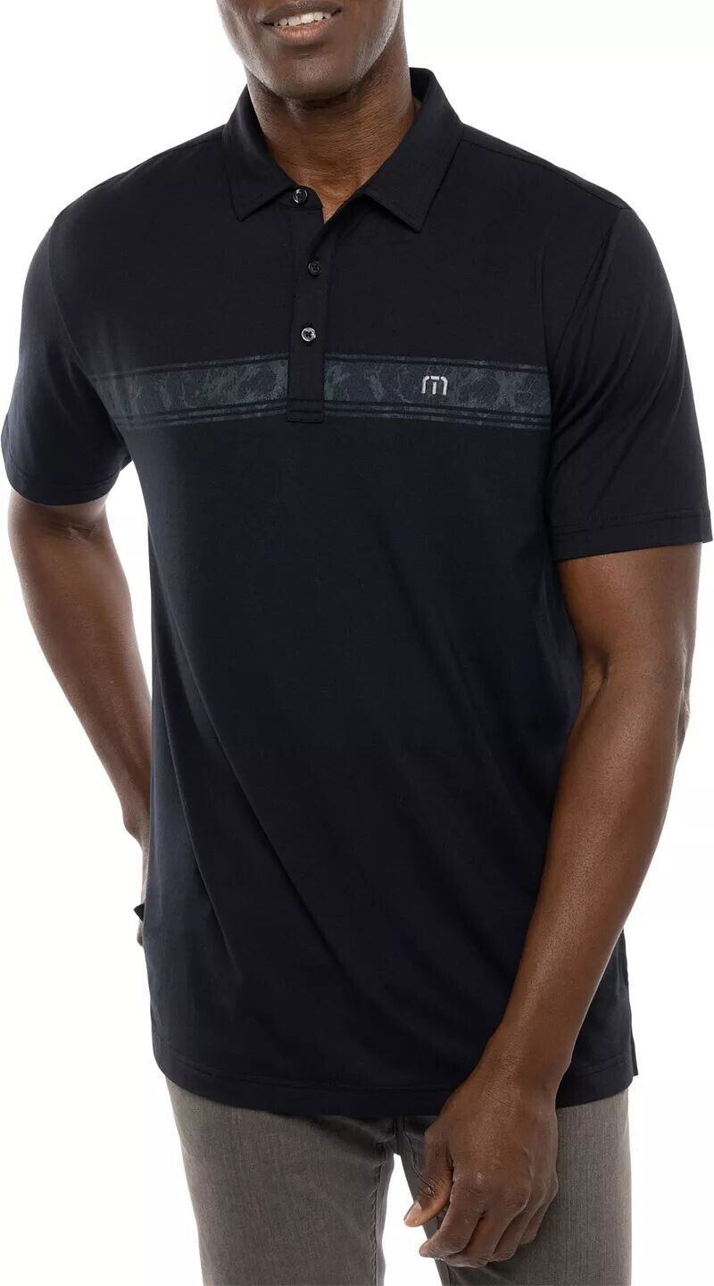 

Мужская футболка-поло для гольфа TravisMathew Thunder Roll, черный