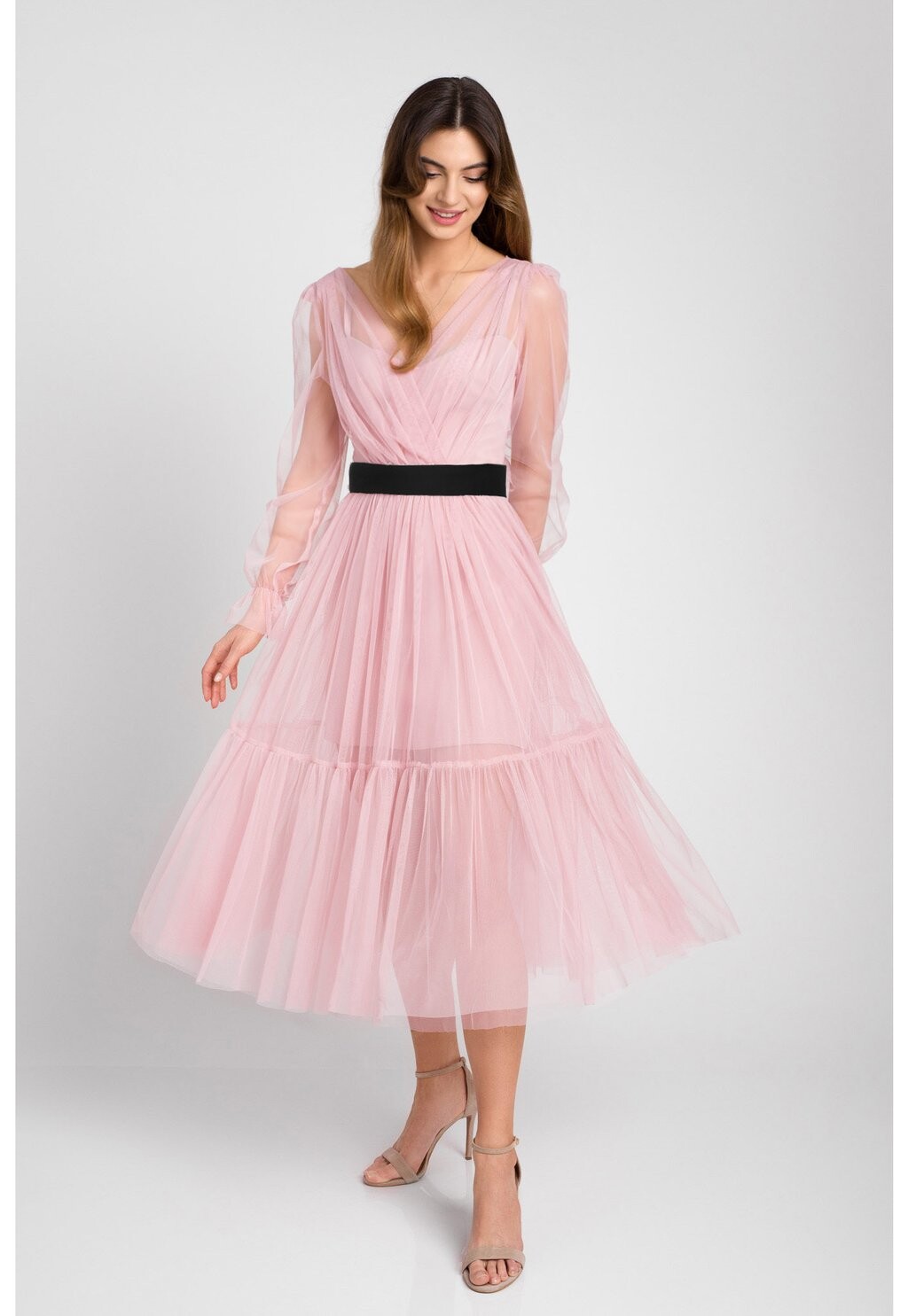 

Коктейльное платье Swing Fashion, светло-розовый