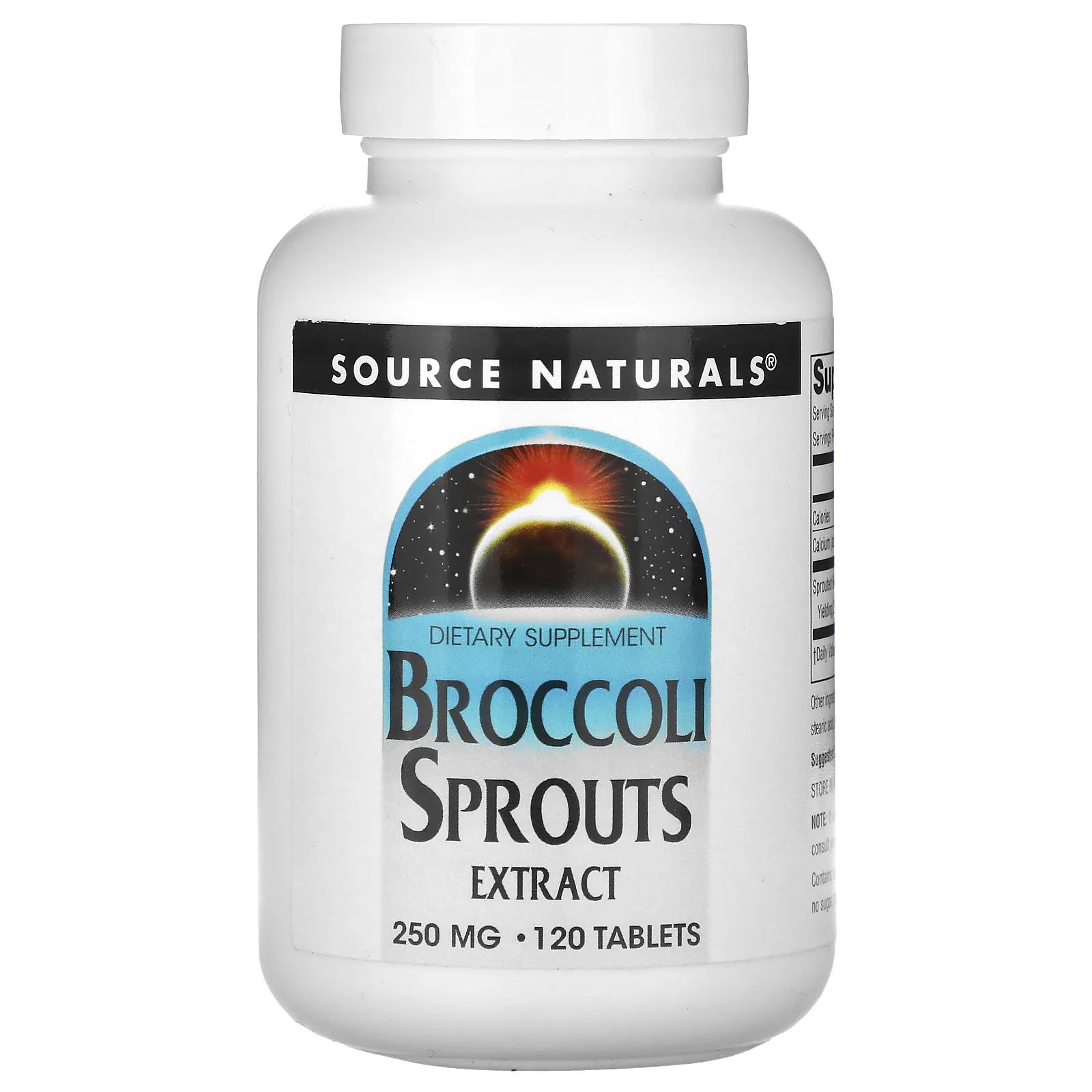 Source Naturals экстракт ростков брокколи 125 мг 120 таблеток source naturals wellness экстракт бузины 166 мг 120 таблеток