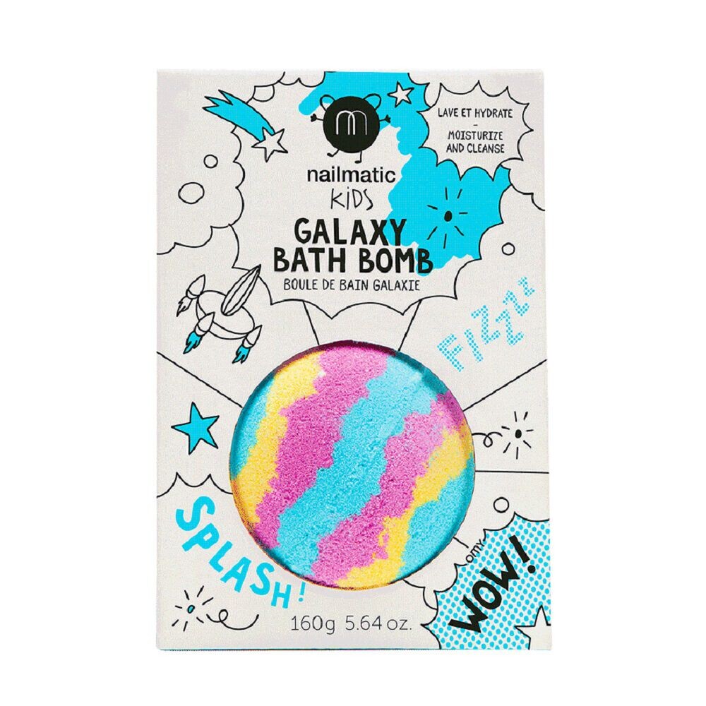 

Бомбочка для ванны детская Nailmatic Kids Galaxy Bath Bomb, 160г