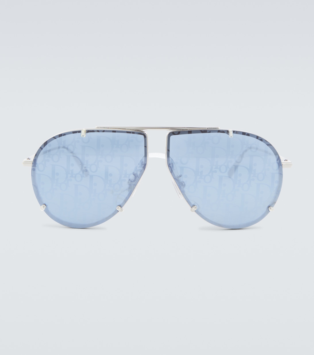 Солнцезащитные очки-авиаторы DiorBlackSuit A2U Dior Eyewear, серебряный