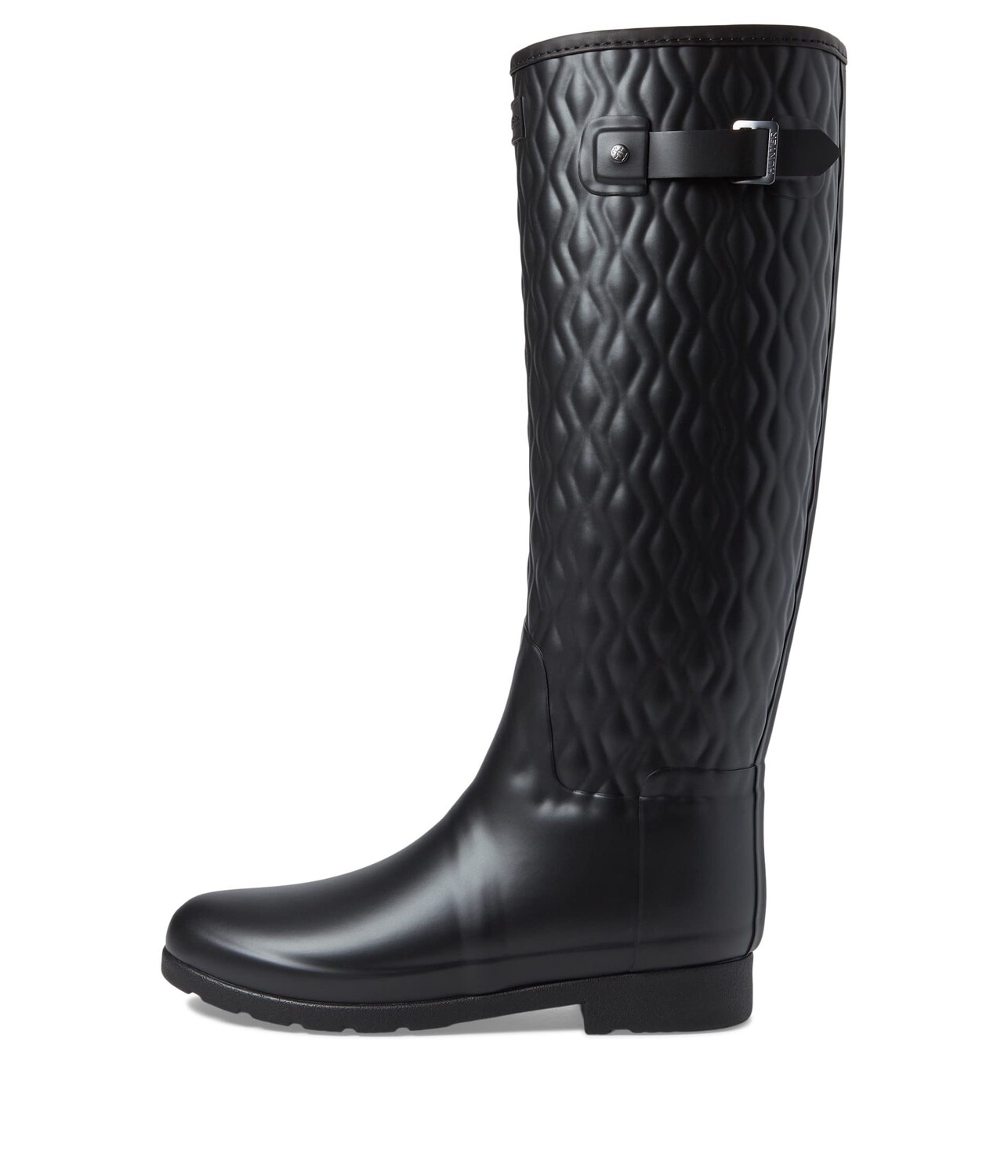 

Ботинки Hunter Refined Tall Vertical Quilt Boot, черный