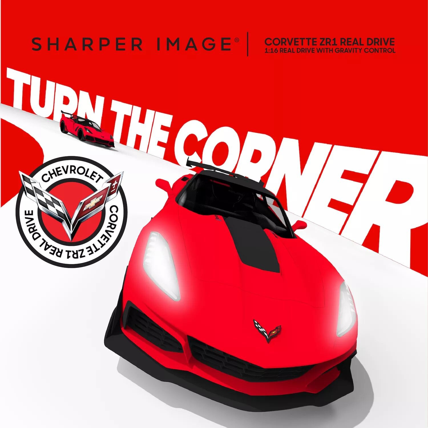 

Игрушка Sharper Image RC Real Drive 1 16 GM Corvette The Sharper Image