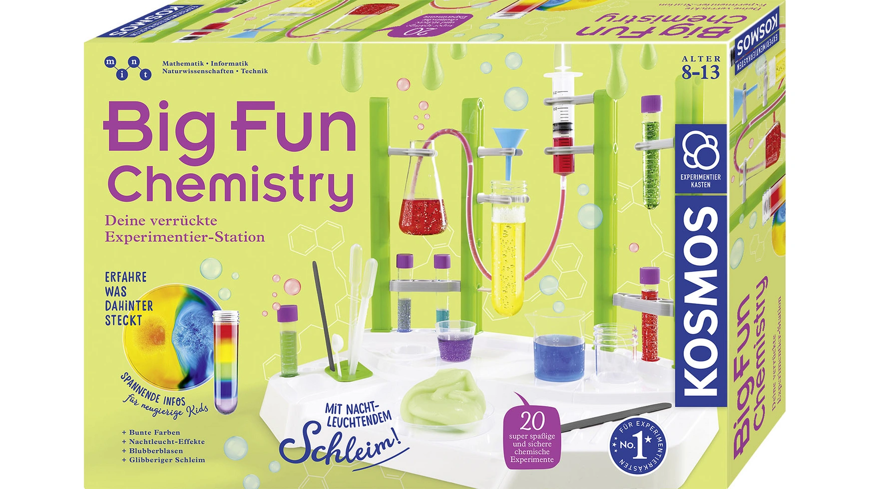 

Ящики для экспериментов big fun chemistry Kosmos