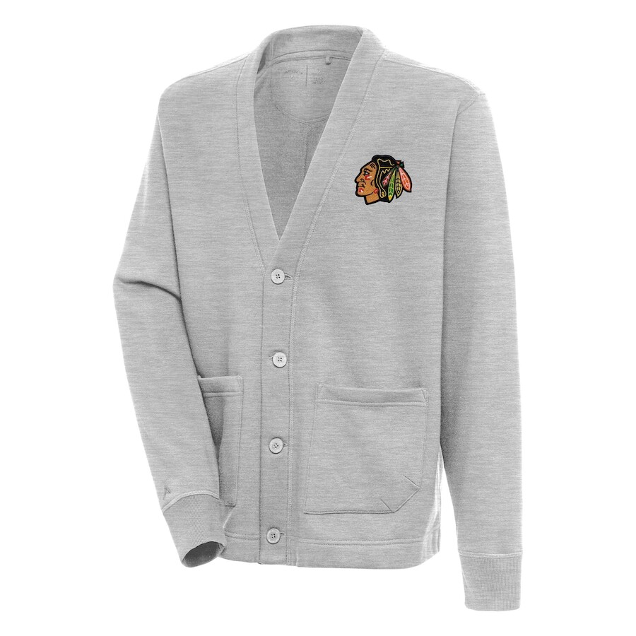 

Кардиган Antigua Chicago Blackhawks, серый