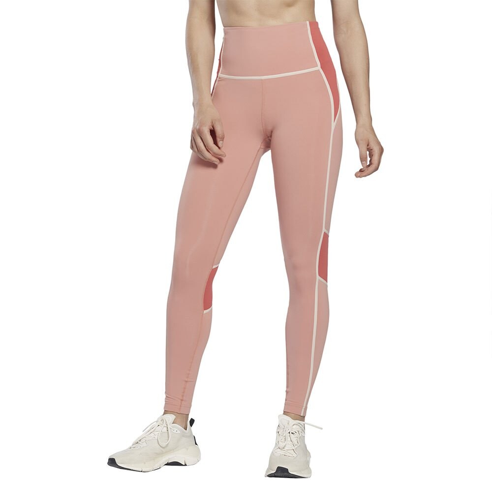 

Леггинсы Reebok Lux HR CB, розовый