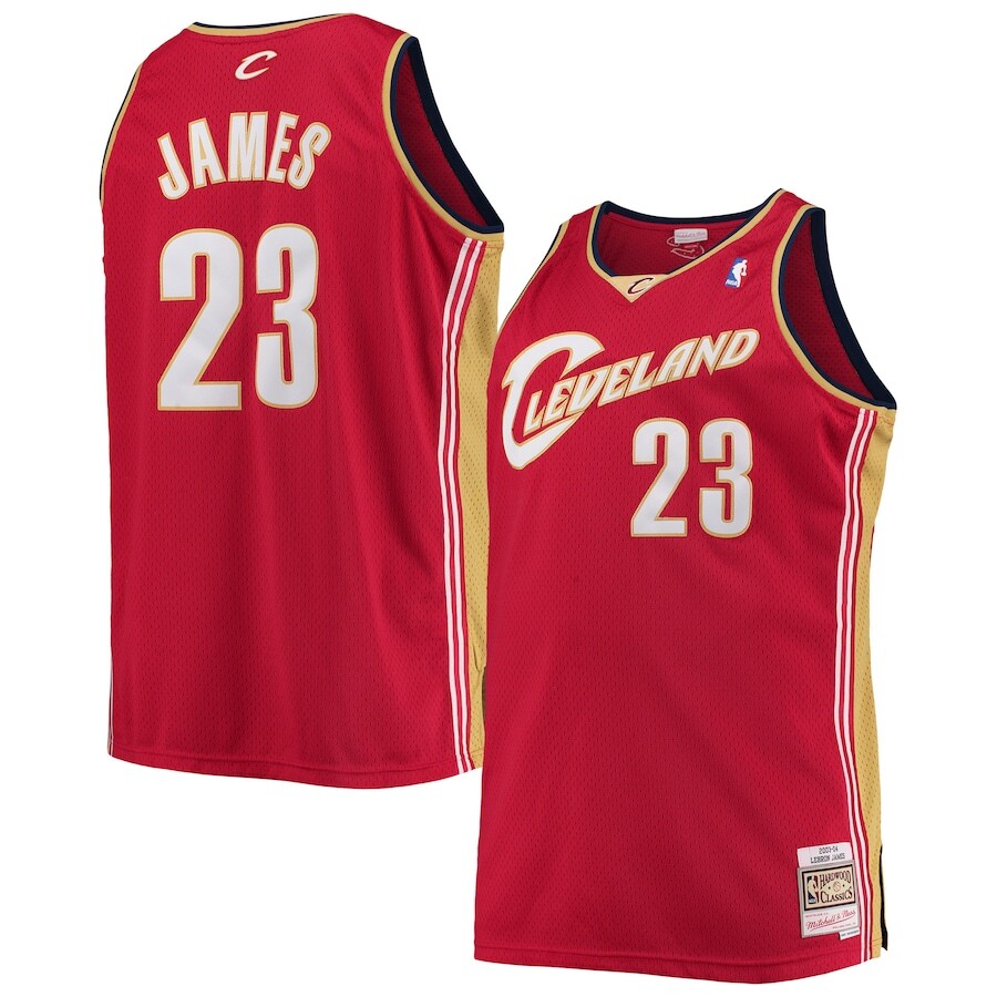 

Джерси Mitchell & Ness Cleveland Cavaliers, бордовый