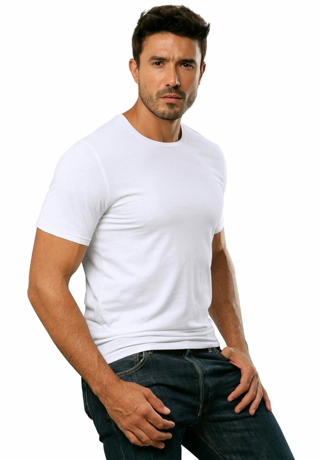 футболка базовая 3 pack basic burnell Футболка базовая 3 PACK Bench, цвет weiß