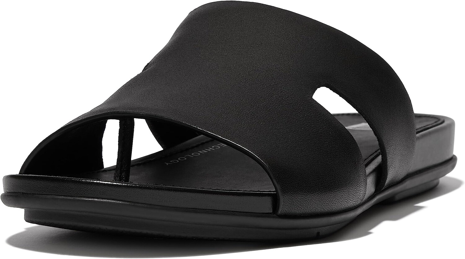 

Сандалии на плоской подошве Gracie Leather H-Bar Slides (with Toe Post) FitFlop, цвет All Black