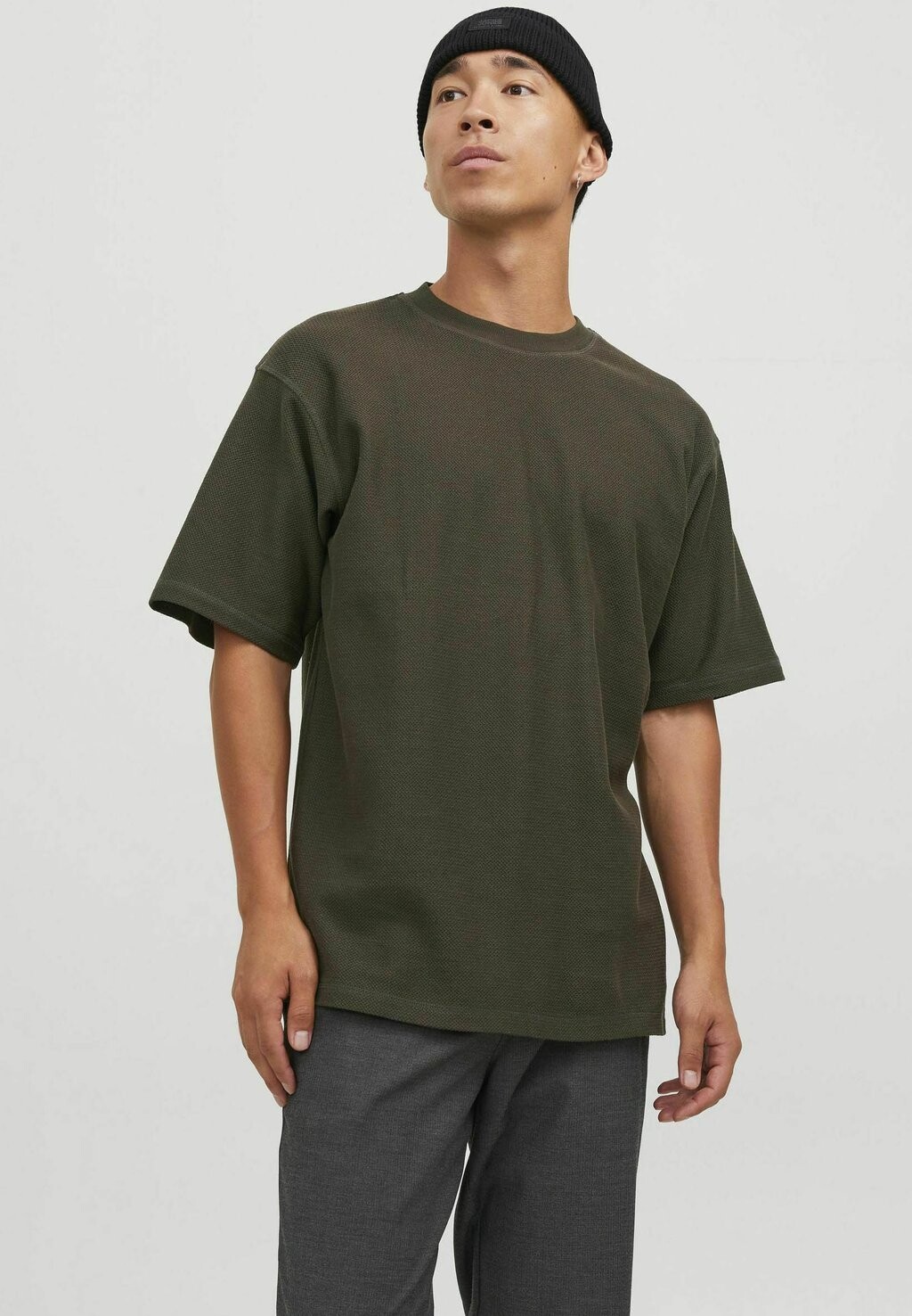 

Базовая футболка CREW NECK Jack & Jones, зеленая, Зеленый