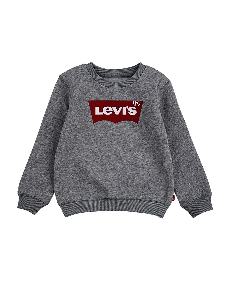 Толстовка для мальчика ярко-серого цвета Levi's, серый