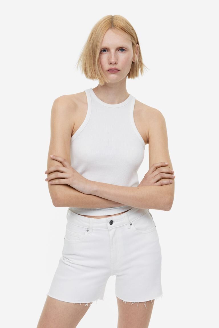 

Высокие джинсовые шорты H&M