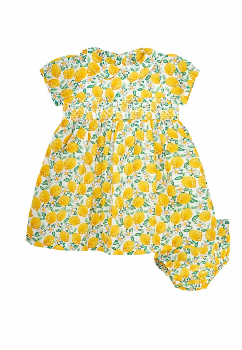 Повседневное платье JoJo Maman Bébé, цвет yellow lemon bloom