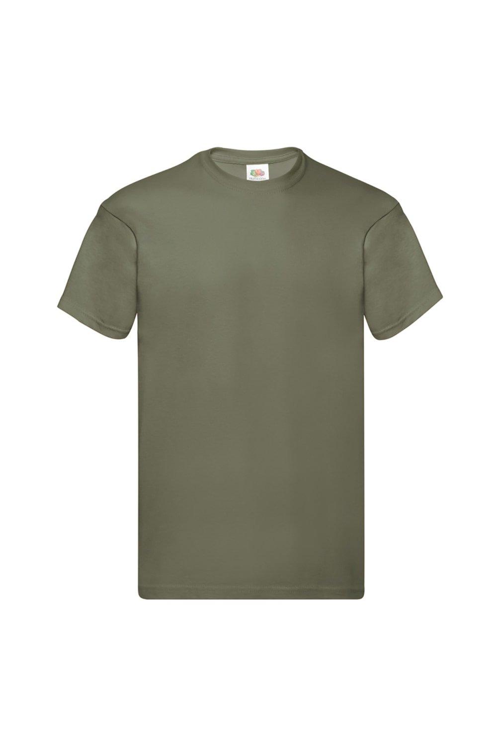Оригинальная футболка с коротким рукавом , зеленый Fruit of the Loom