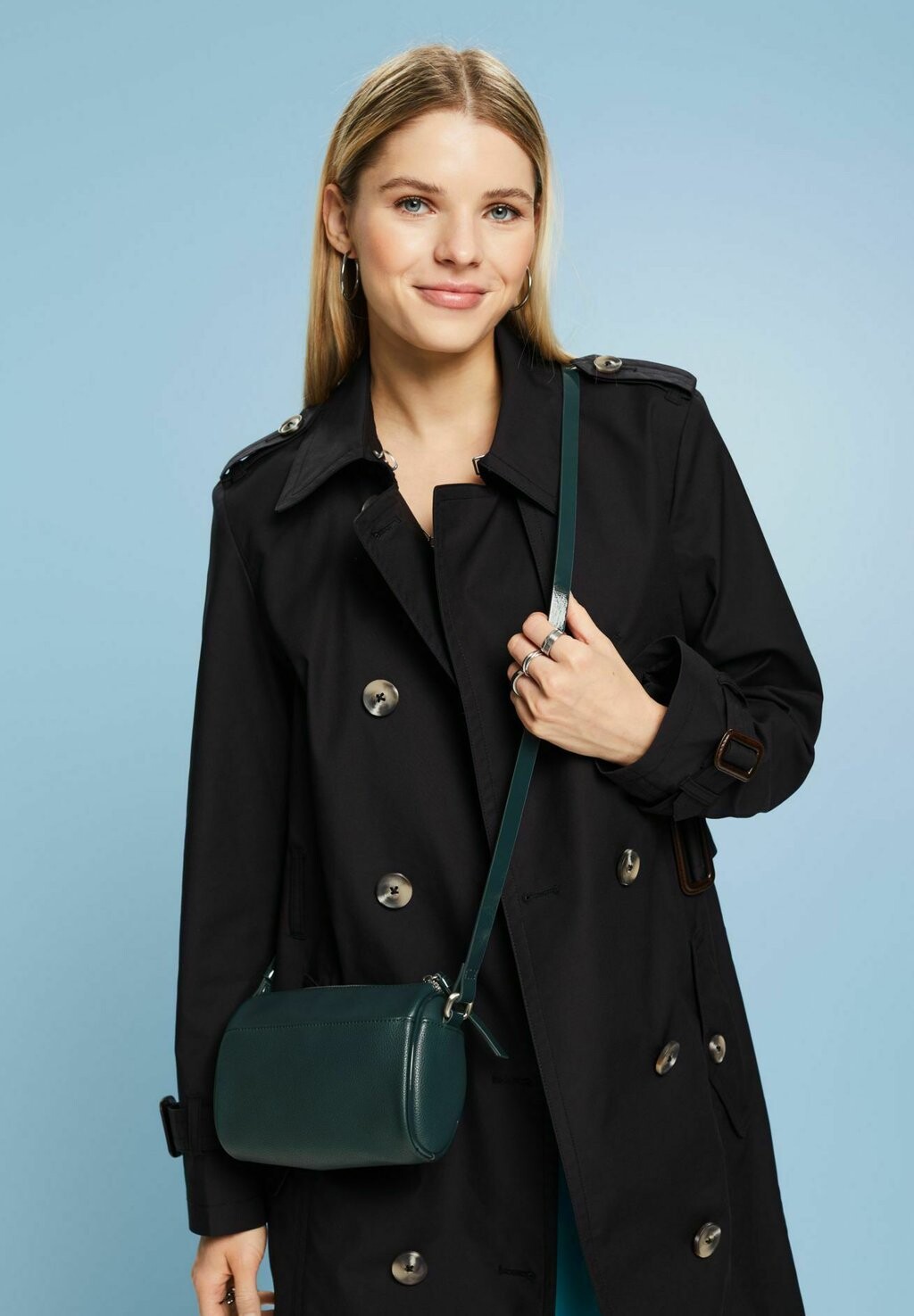 

Сумка через плечо KLEINE Esprit, цвет dark teal green