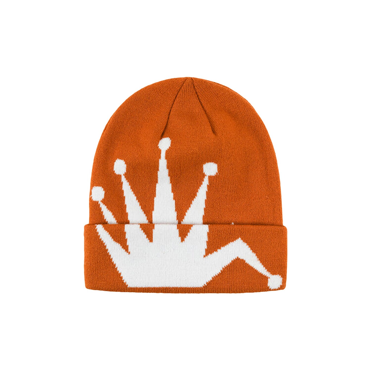 

Шапка-бини Stussy Crown с жаккардовыми манжетами, цвет Оранжевый
