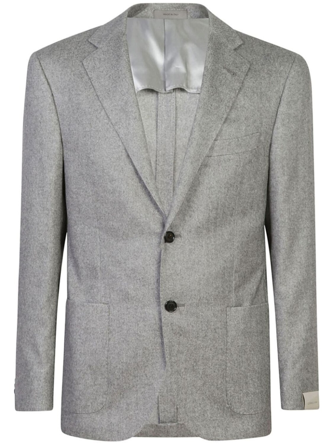 

Corneliani однобортный блейзер, серый