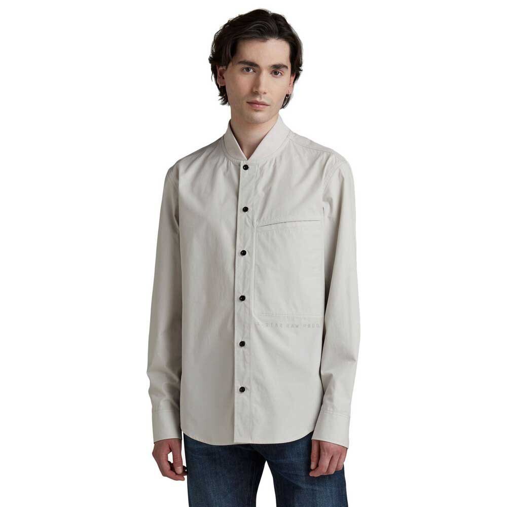 

Рубашка G-Star Rib Collar Regular, бежевый