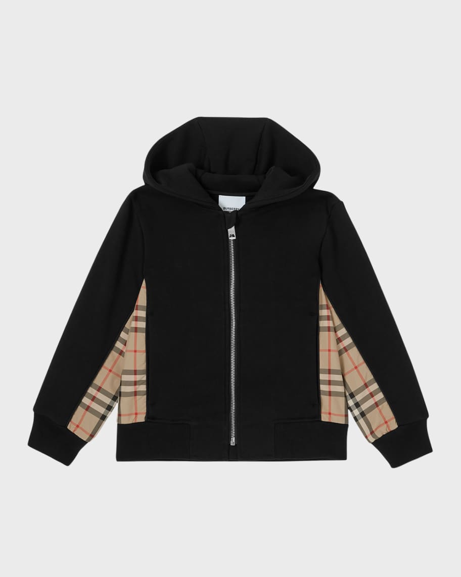 

Худи Nolen Check-Inserts для мальчиков, размер 3–14 Burberry
