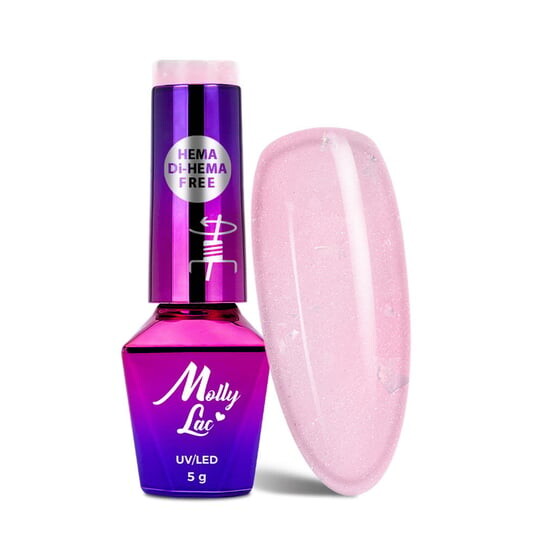 

Лак для ногтей гибридный, Sparkling French Wedding party Hema/di-Hema free 5 г № 701 MollyLac