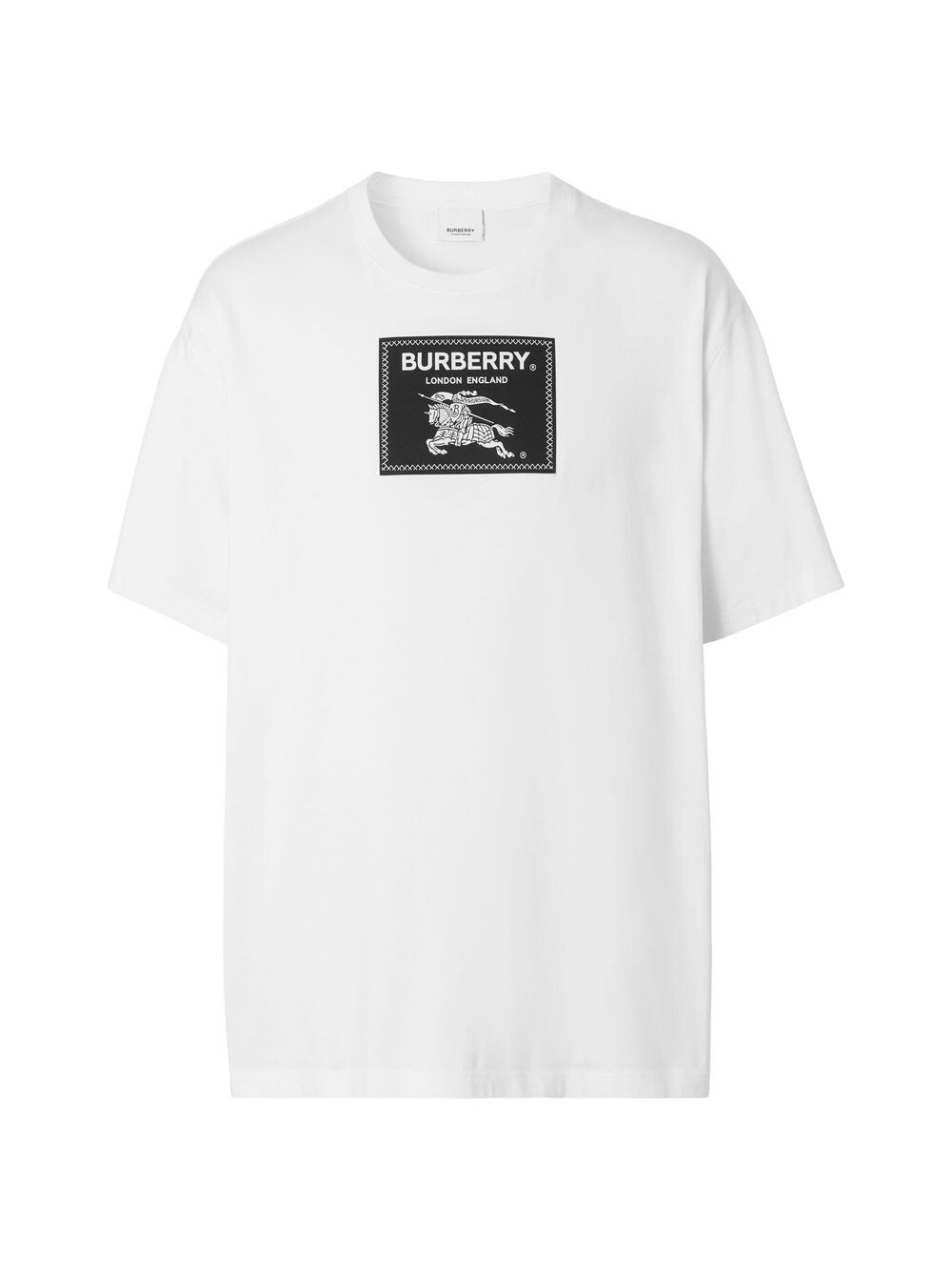 

Oversize-футболка Roundwood Burberry, белый