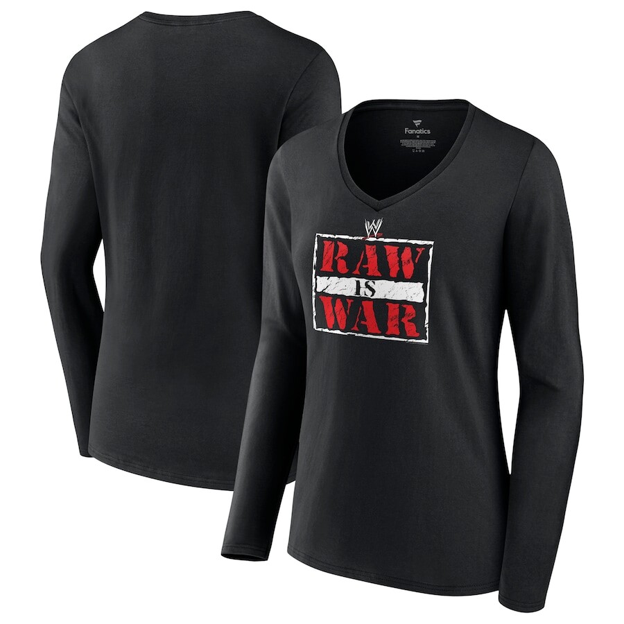 

Футболка с длинным рукавом Fanatics Branded Raw, черный