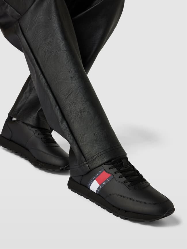 

Кроссовки с лейблом модели "TOMMY JEANS LEATHER RUNNE" Tommy Jeans, черный
