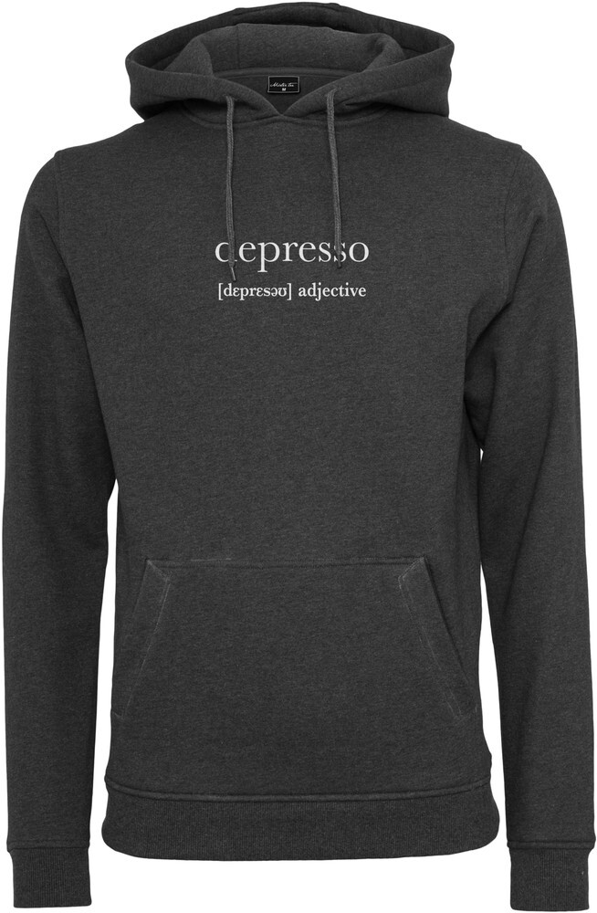 

Толстовка Mister Tee Hoodie Depresso Hoody, серый