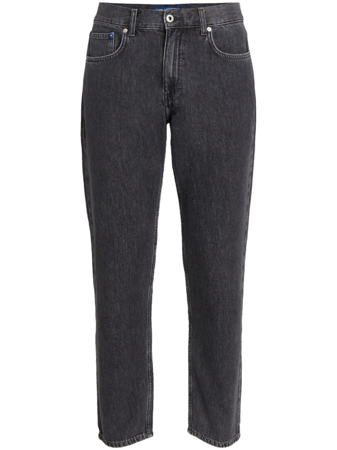 

Karl Lagerfeld Jeans зауженные джинсы с нашивкой-логотипом, синий