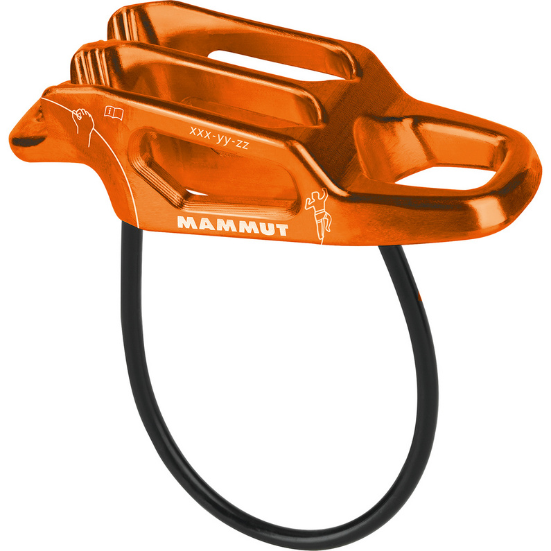 цена Страховочное устройство Wall Alpine Belay Mammut, оранжевый
