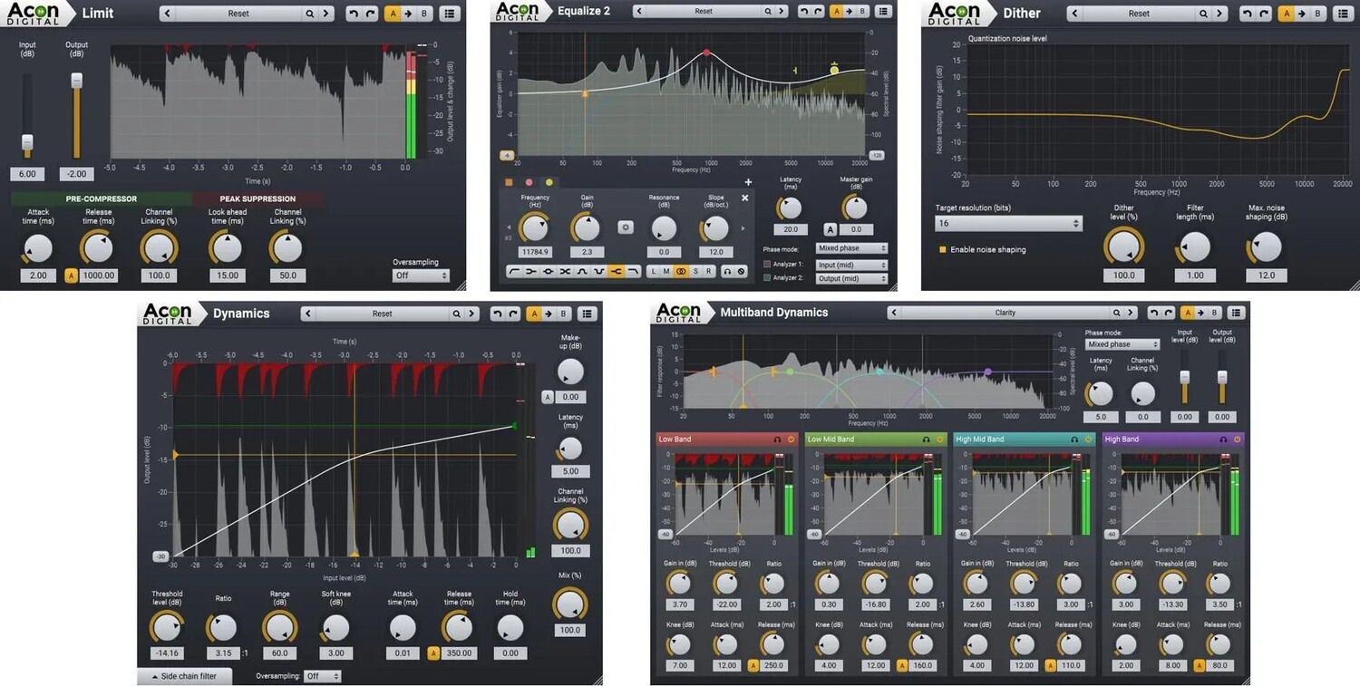 

Плагин Acon Digital Mastering Suite
