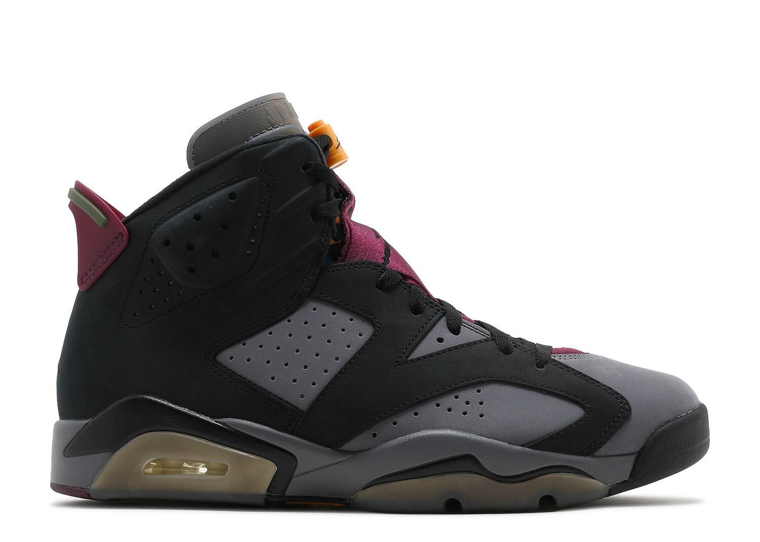 Кроссовки Air Jordan Air Jordan 6 Retro 'Bordeaux', черный фотографии