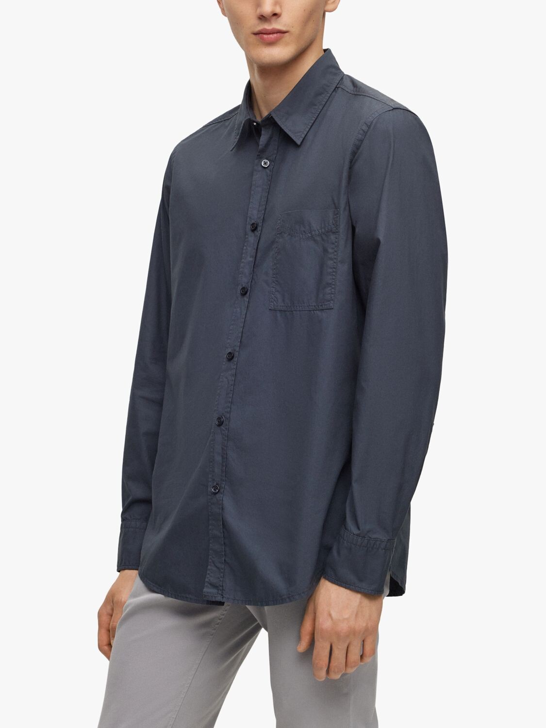 

Рубашка BOSS Relegant Regular Fit, окрашенная в готовом виде HUGO BOSS, открытый зеленый