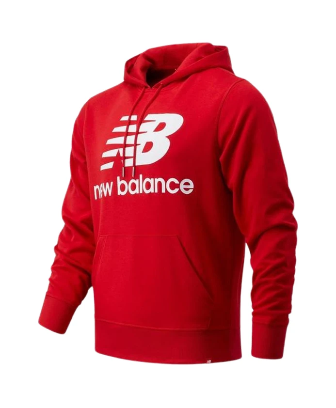 

Толстовка с ребристыми деталями New Balance, красный