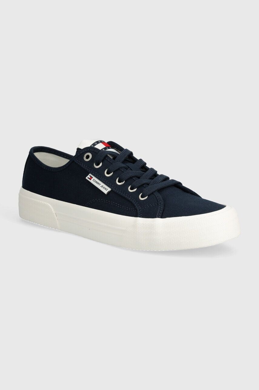 

Кроссовки Tommy Jeans TJM LACE UP CANVAS COLOR, темно-синий