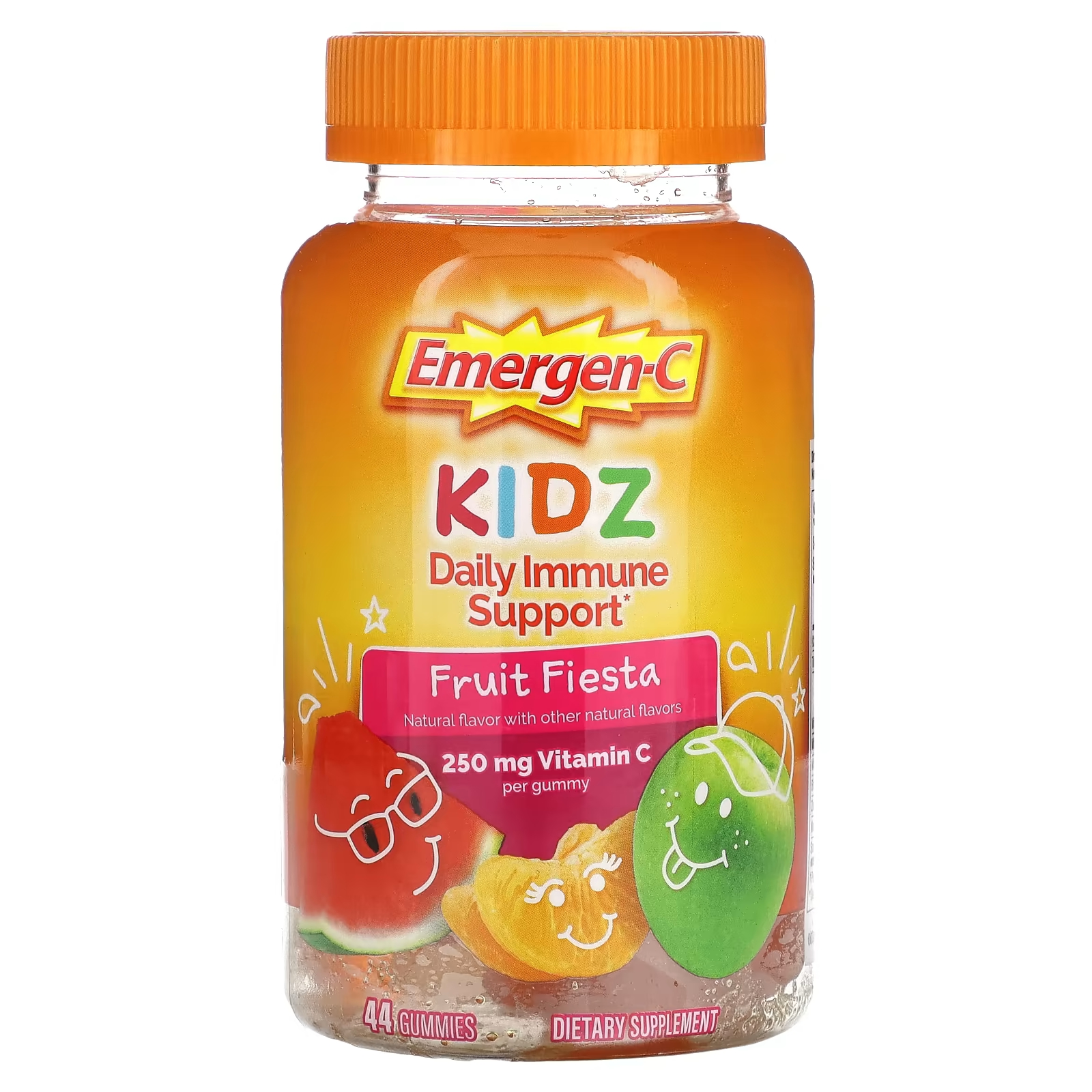 Пищевая добавка Emergen-C Kids Fruit Fiesta поддержка иммунитета, 44 жевательных конфеты