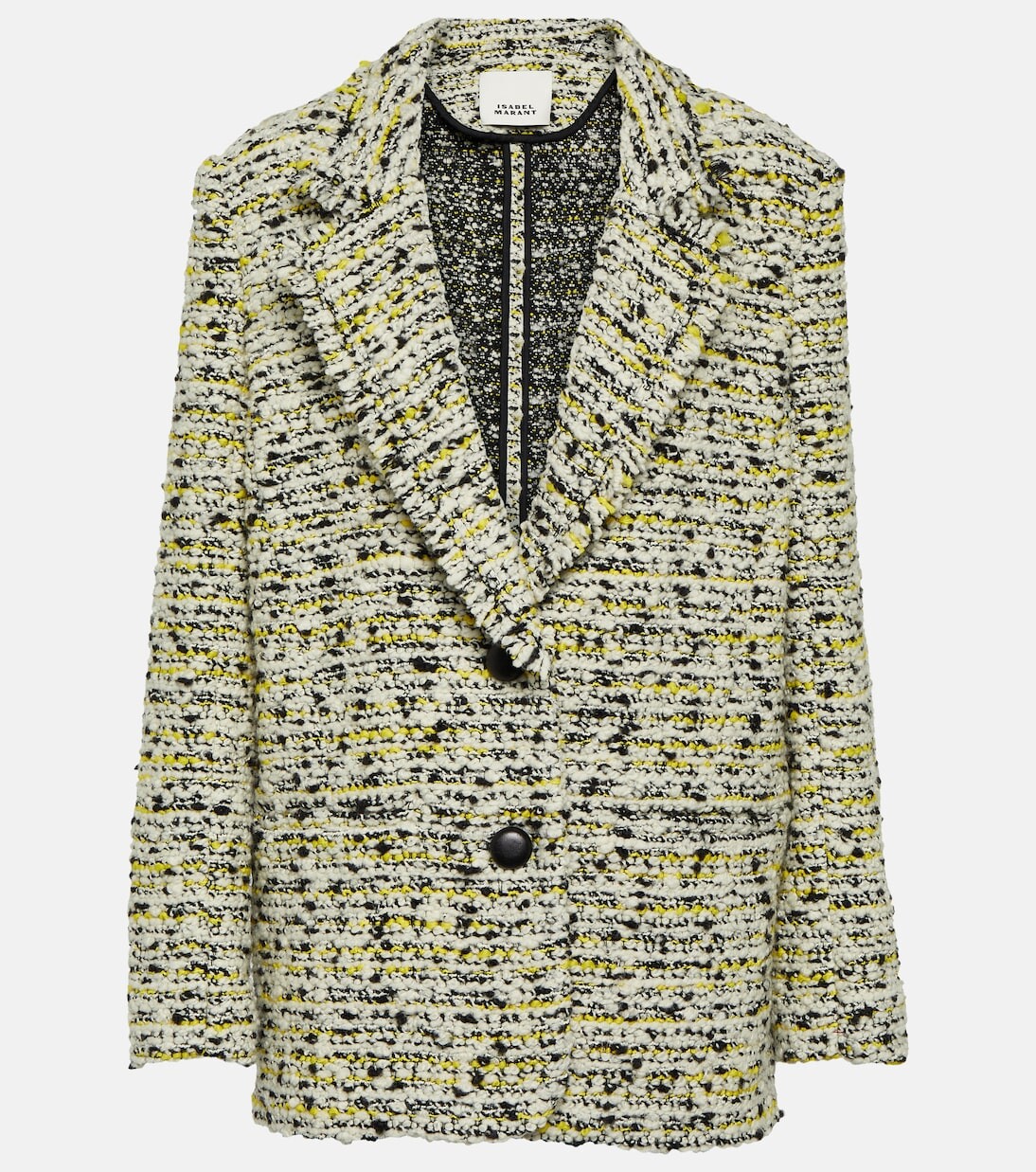 

Блейзер etiennega из смесовой шерсти Isabel Marant, белый