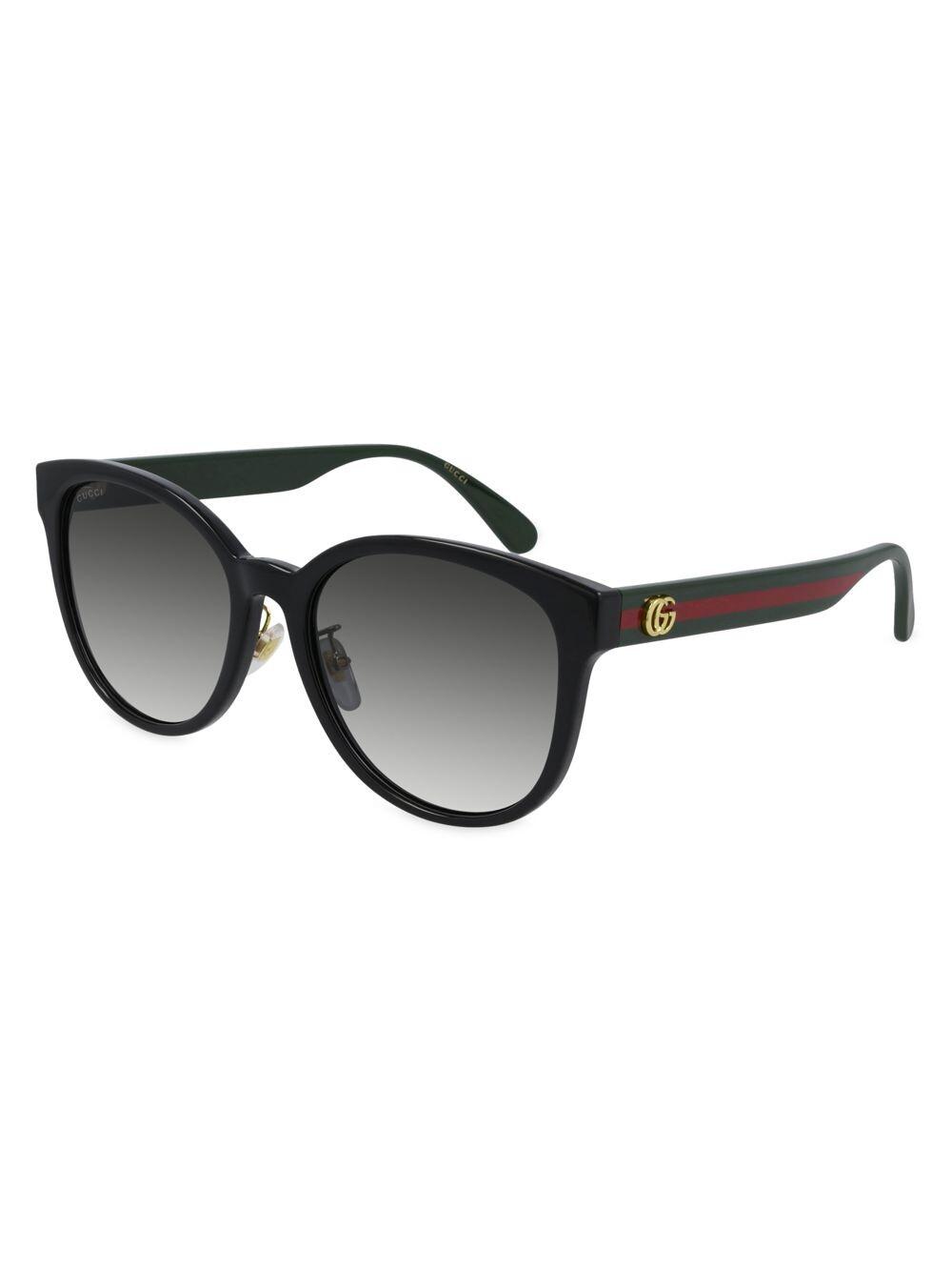

Круглые солнцезащитные очки Pop Web 56MM Gucci, черный