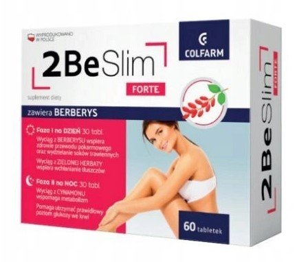 Colfarm, 2Be Slim Forte, для похудения, 60 таблеток