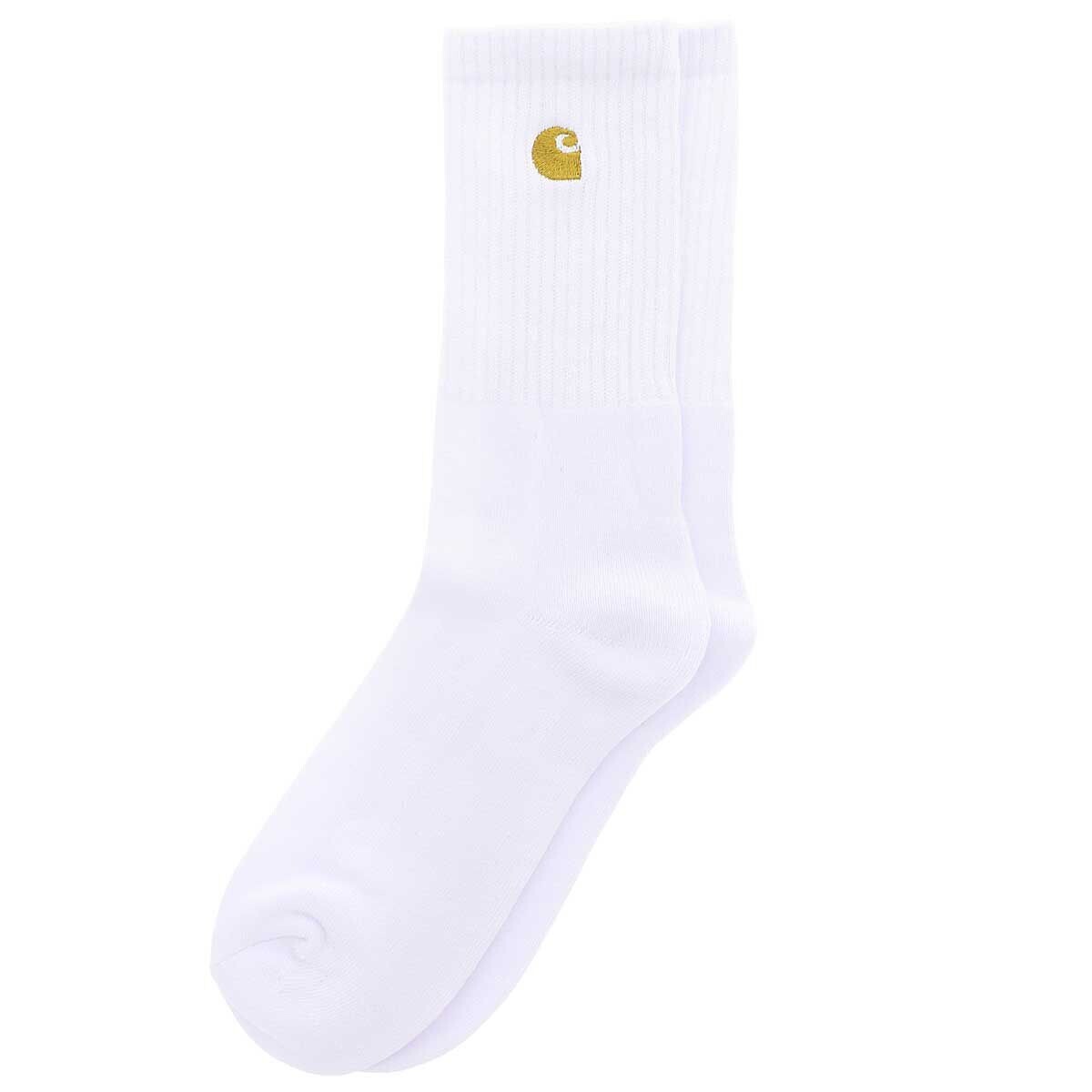 

Носки Чейз Carhartt WIP, цвет Weiß/Gold