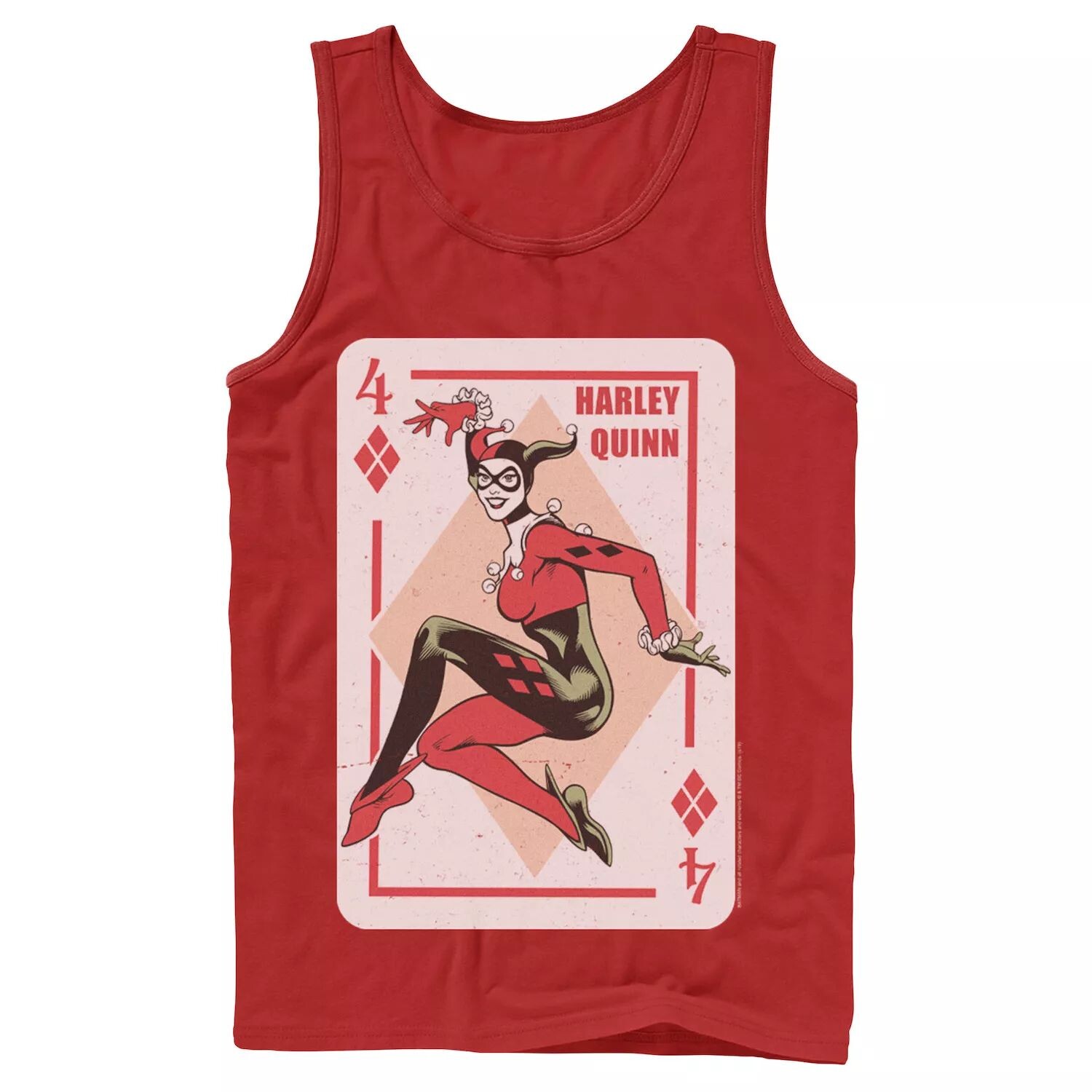 

Мужская майка с игральными картами DC Comics Harley Quinn