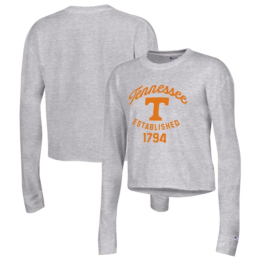 

Футболка с длинным рукавом Champion Tennessee Volunteers, серый