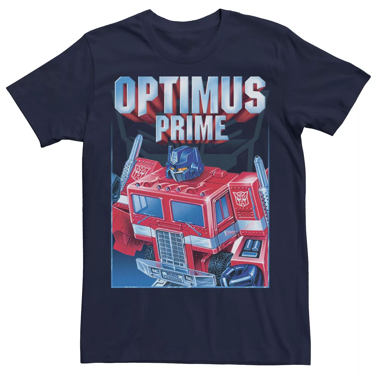 Мужская футболка Transformers Optimus Prime Portrait Licensed Character фигурка reaction figure transformers – optimus prime 9 см