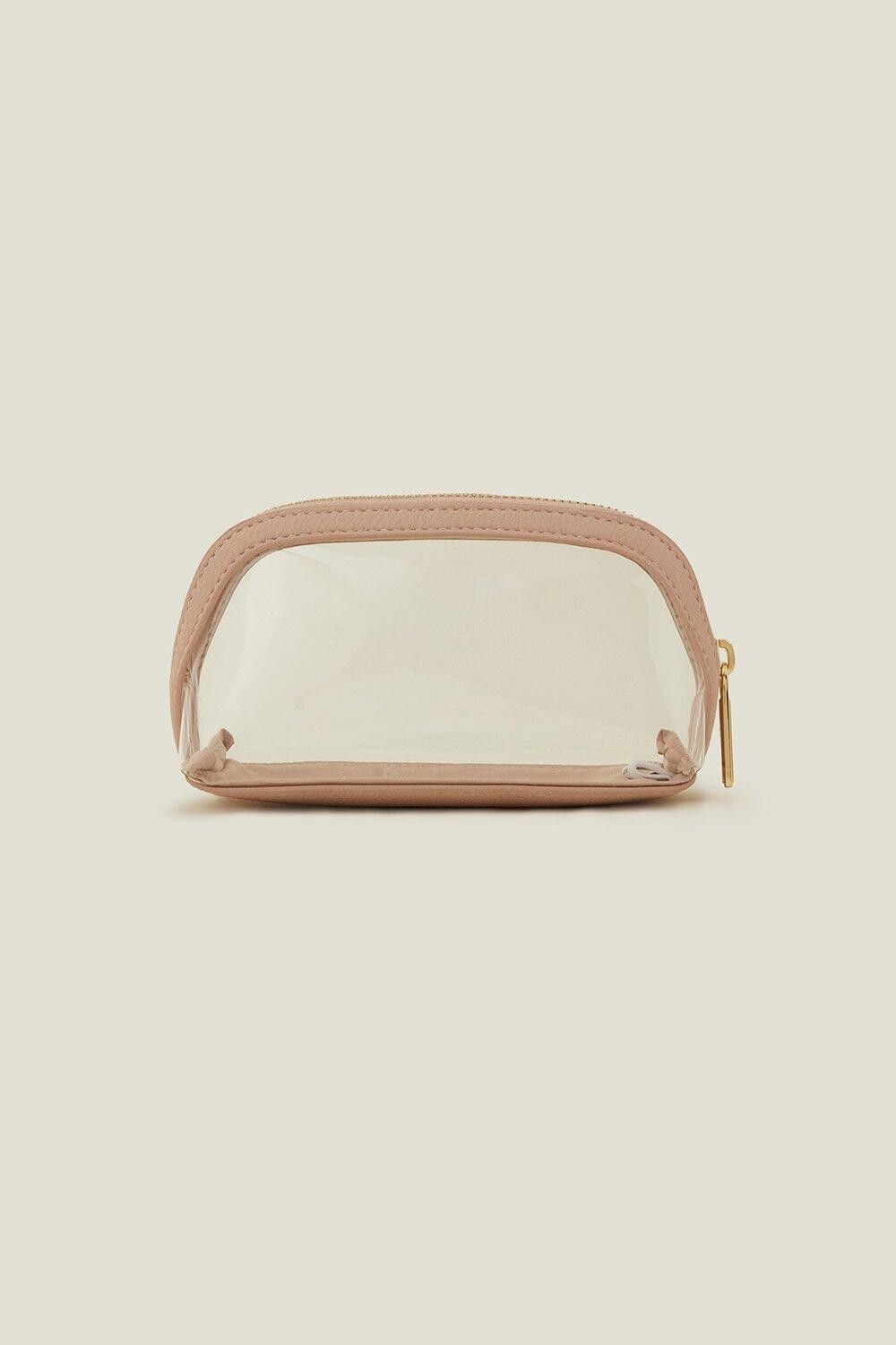 

Маленькая прозрачная косметичка Accessorize, розовый