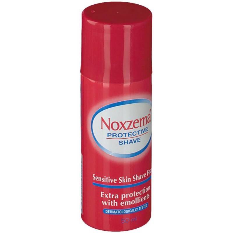 Пена для бритья Sensitive skin espuma de afeitar Noxzema, 50 мл пена для бритья защитная с алоэ и витамином е proraso shaving foam protective 300 мл