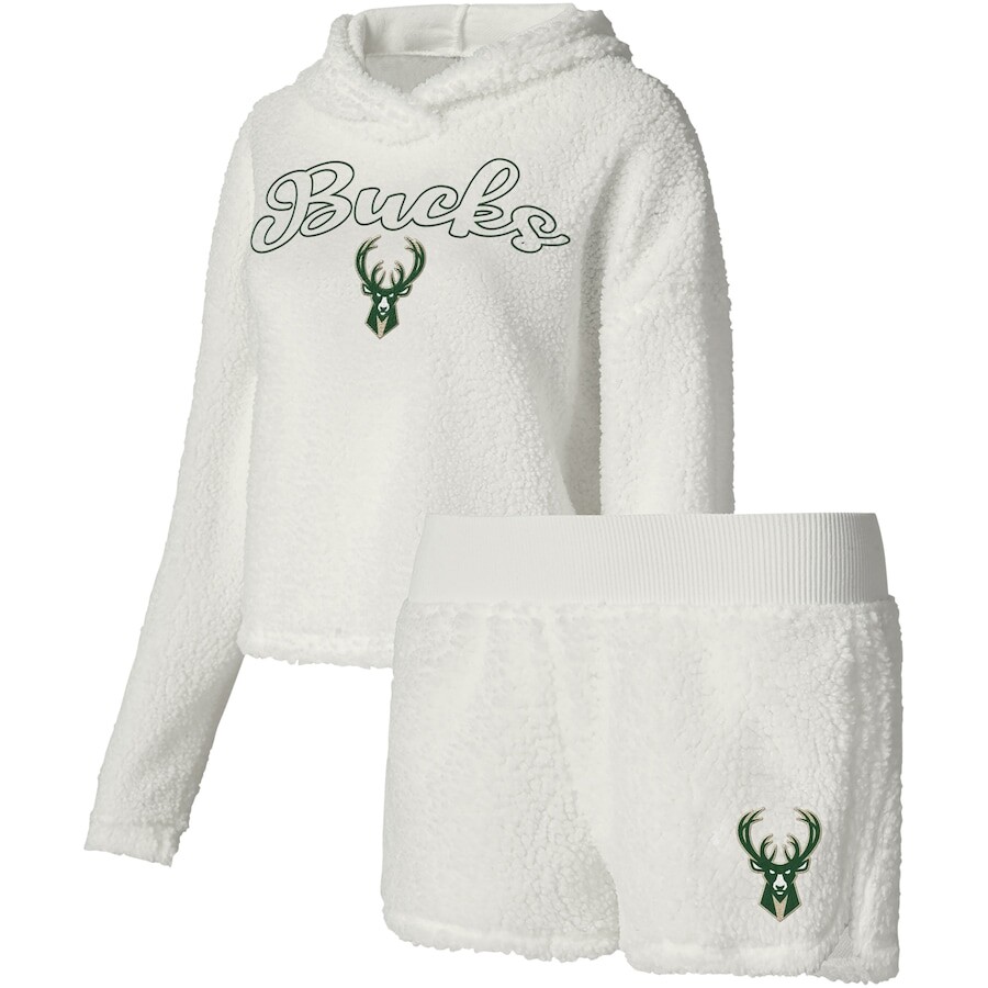

Пижамный комплект College Concepts Milwaukee Bucks, кремовый